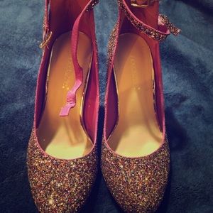Dazzling MultiColor Glitter Heels